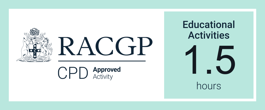 RACGP Approved Activity 1.5hrs EA